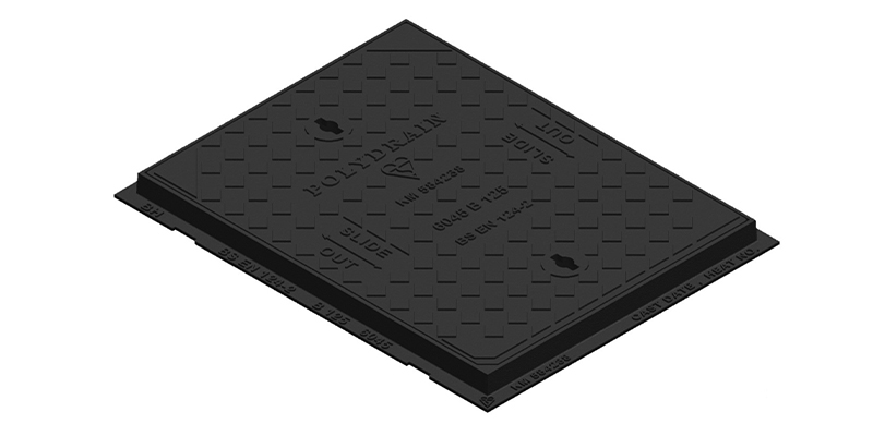 600mm x 450mm B125 Ductile Iron Cover & Frame