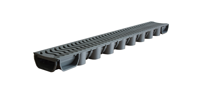 Low Flow Channel Drain Grey [50mm]